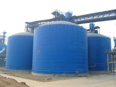 固始水泥钢板库改造